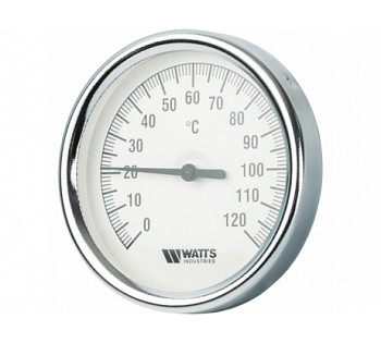 Термометр F+R801 63/50(120°С) WATTS, аксиальный, 10005800