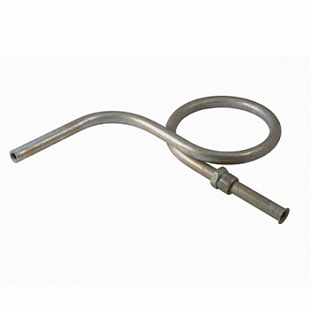 Отборное устройство давления (для манометра) ОС100н-02 G½", НР/приварка (угловой)