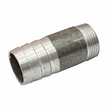 Штуцер 20 черн. с резьбой стальной