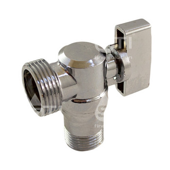 Кран 15х20 никел. для стиральной машины, вода STI