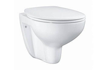 Унитаз подвесной BAU CERAMIC с сиденьем с микролифтом /53,1 x 36,8/ (альпин-белый) 39351000