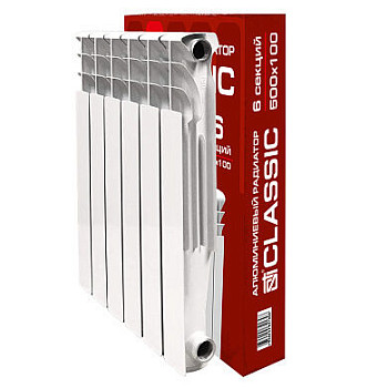 Радиатор алюминиевый STI 500/100 6 секций