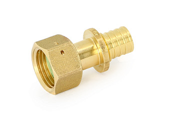 Муфта 20x 1/2" ВР аксиальная с накидной гайкой , плоской прокладкой Uni-Fitt 754G7200 (уп.10)