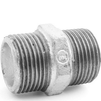 Ниппель 32 нр/нр чугун. оцинк.