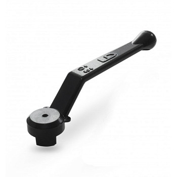 Рукоятка "рычаг" черный, LD Pride, для кранов Ду25,32