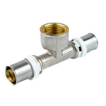 МП Тройник 20х1/2"х20 ВР пресс. STI