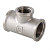 Тройник 32 (1 1/4") ВР-ВР-ВР латун. никель. Valtec (VTr.130.N.0007)