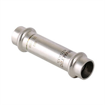 Муфта 22х22 надвижная пресс нерж. ст. Valtec VTi.904.I.002222