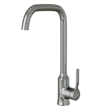 Смеситель для кухни 35k MIXLINE ML40-032 "Flat" высокий излив боковая ручка