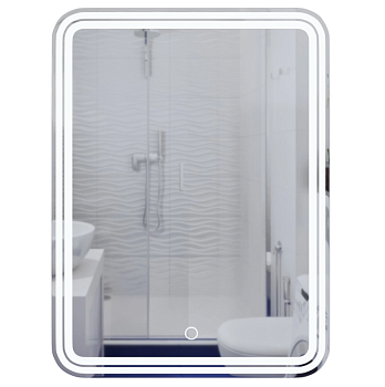 Зеркало MIXLINE "Адриана" 600*800 (ШВ) сенсорный выключатель, светодиодная подсветка