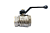 Кран 40 никел. вн/вн рычаг, вода LD Pride (уп.4шт)