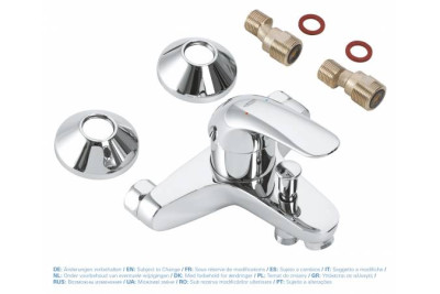 Смеситель для ванны GROHE Euroeco, хром 32743000