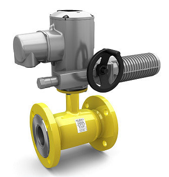 КШЦФЭ 150/125 Ру 25 газовый ст. 09Г2С, н/п под эл/привод