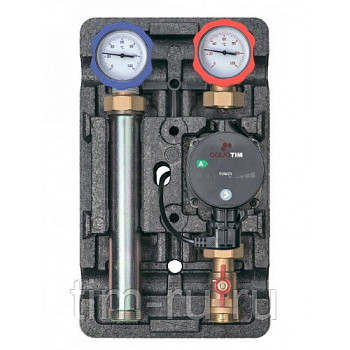 Насосная группа 25 (1") с прямым контуром (без насоса) TIM, NG-UK-0101