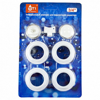 Комплект переходн. д/рад. 1"х3/4", без кроншт. в блистере, STI (50шт/уп)
