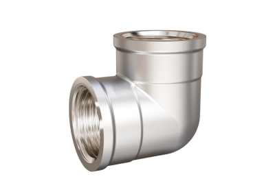 Угольник 40 (1 1/2") 90 гр ВР/ВР латунь никель, LD Pride (6шт/уп)