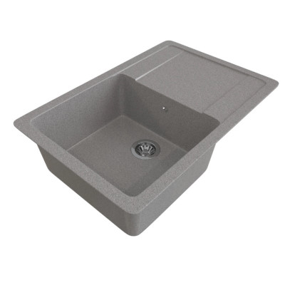 Мойка ML-GMS15 СТАНДАРТ с крылом, темно-серый (309), 640*505*185мм
