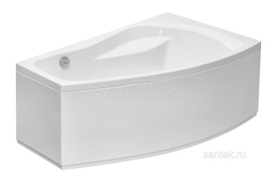 Ванна Santek Майорка XL 160х95 R асимметричная белая 1WH111990