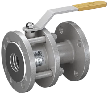 Кран шаровый 11с67п КШРФ из стали 20 Ду40 Ру1,6МПа полнопроходной, L=165