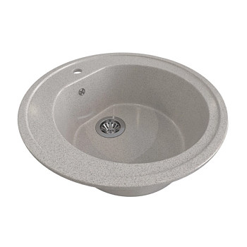 Мойкa ML-GMS02 СТАНДАРТ круглая, светло-серый (310), 505мм (глуб. чаши 165)