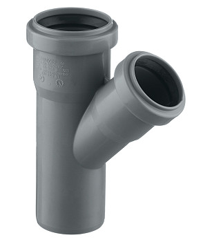 Тройник 110х50 45° ПП, внутр. канализация Ostendorf 115220