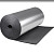 Рулон K-FLEX 25x1000-08 ECO black AD IN CLAD grey 