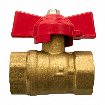 Кран 20 лат. вн/вн бабочка 11Б27п1, вода Китай