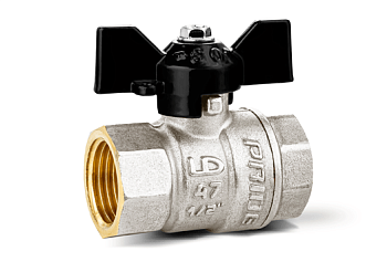 Кран 15 никел. вн/вн бабочка, вода LD Pride (уп.30шт)