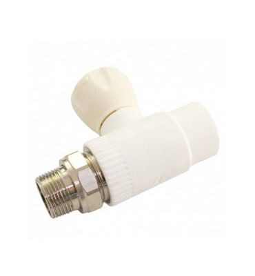 ПП Кран 20х1/2" для радиатора прямой (55/5) (MeerPlast) 