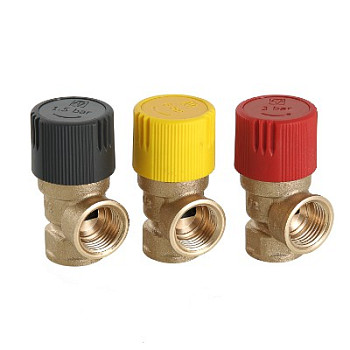 Клапан предохранительный пружин 1/2" ВР 6 бар (желтый) VT.0490.IG.0460 Valtec