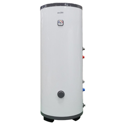 Бойлер косвенного нагрева бак нерж. 200 л. напольный Uni-Fitt STINOX F с возможностью установки ТЭНа