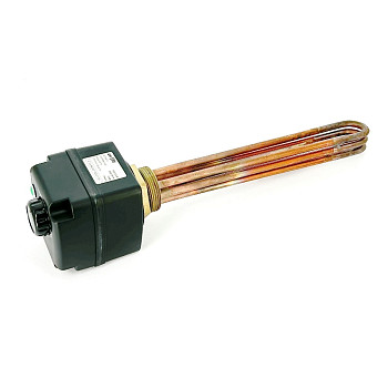 ТЭН 3 кВт для бойлера Uni-Fitt  STINOX F резьбовой Н 1 1/2", со встроенным термостатом, медный, длина 270 мм