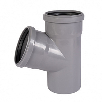 Тройник 110 67° ПП, внутр. канализация Ostendorf