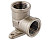 Угольник 15 (1/2") ВН с креплением (водорозетка) латун. никель. Valtec (VTr.751.N.0004)