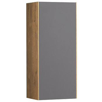 АКВАТОН Шкаф "Сохо" Дуб Веллингтон/Графит софт навесной 1A258403AJA00