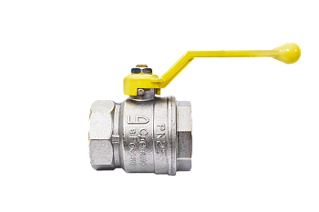 Кран 50 никел. вн/вн рычаг, газ LD Pride (уп.2шт)