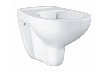 Унитаз подвесной безободковый GROHE Bau Ceramic, (без сиденья), альпин-белый 39427000