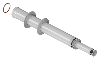 Труба с наконечником АНТИЛЁД 60/100 (900мм) TL-075M
