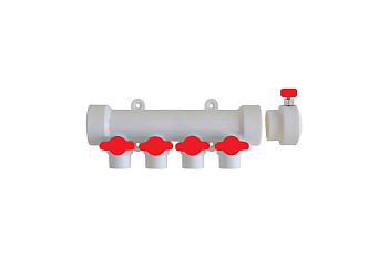ПП Коллектор 32/2 20w с воздухоотв. КРАСНЫЙ (MeerPlast) 