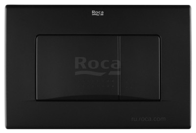 Смывная клавиша ROCA ACTIVE 32B 8901130B6 (два режима слива, механическое, черный матовый)