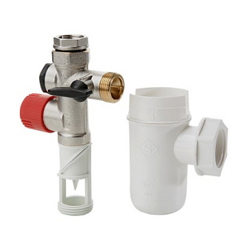 VT.495.N.0.5 Группа безопасности бойлера 3/4" (группа 3/4"+сифон +переходник 3/4х1/2) VALTEC