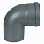 Отвод 110 90° ПП, внутр. канализация "Эконом"