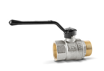 Кран 25 никел. вн/нр рычаг, вода LD Pride (уп.6шт)