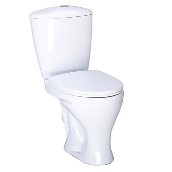 Унитаз-компакт белый Santeri  выпуск косой  "Версия" 1P4015S0000BF