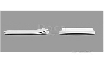 Сиденье для унитаза ROCA DAMA SENSO ZRU9302991 (быстросъемное, тонкое, дюропласт, белый)