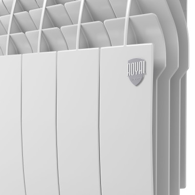 Радиатор биметаллический Royal Thermo BiLiner 500/Bianco Traffico (нижнее подключение) 8 секций