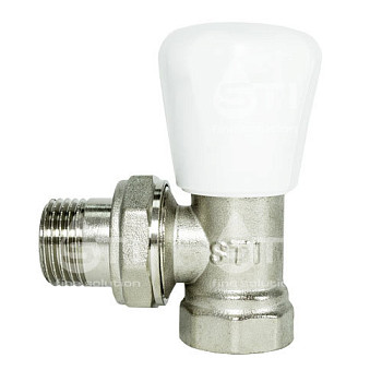 Клапан 20 регулир. угловой для радиатора STI  (10шт/уп)