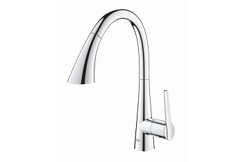 Смеситель для кухни GROHE Zedra New с выдвижной лейкой, хром 32294002