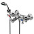 Смеситель для ванны 1/2 кер. MIXLINE ML10-01