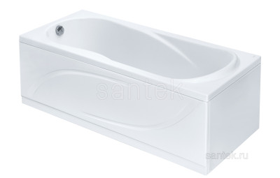 Акриловая ванна Santek Каледония 170х75 прямоугольная белая 1WH302391